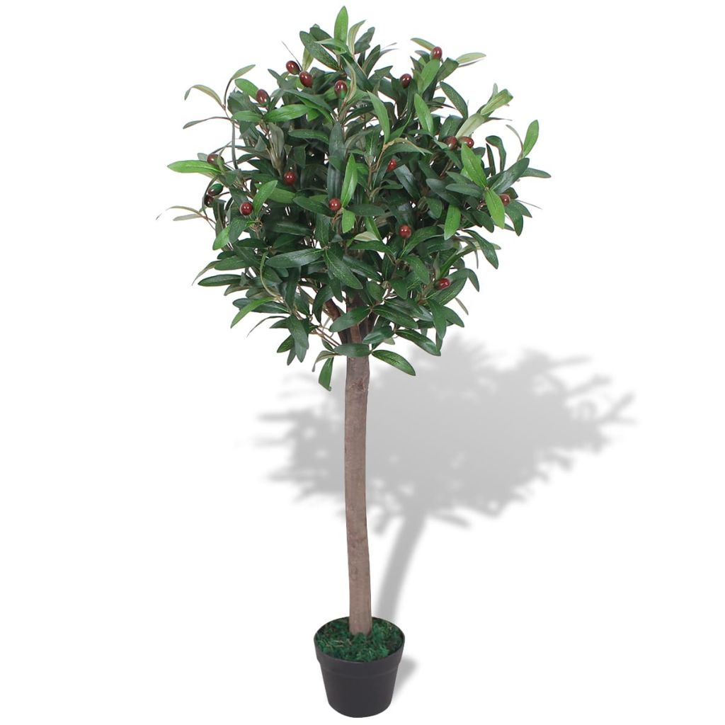 vidaXL Artificial Bay Tree Plant with Pot 49.2" Green
